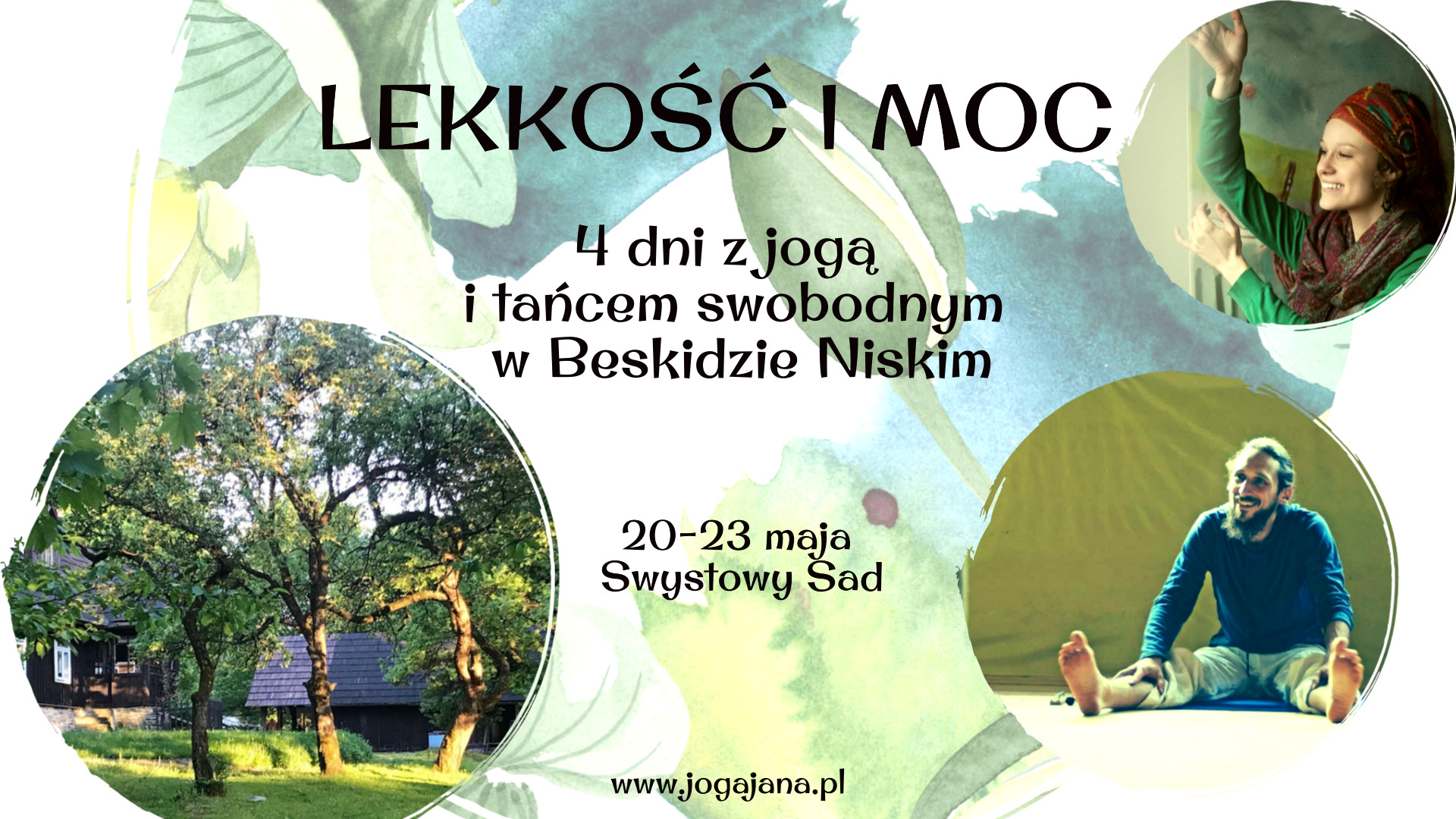 Lekkość i Moc. 4 dni z jogą i swobodnym tańcem