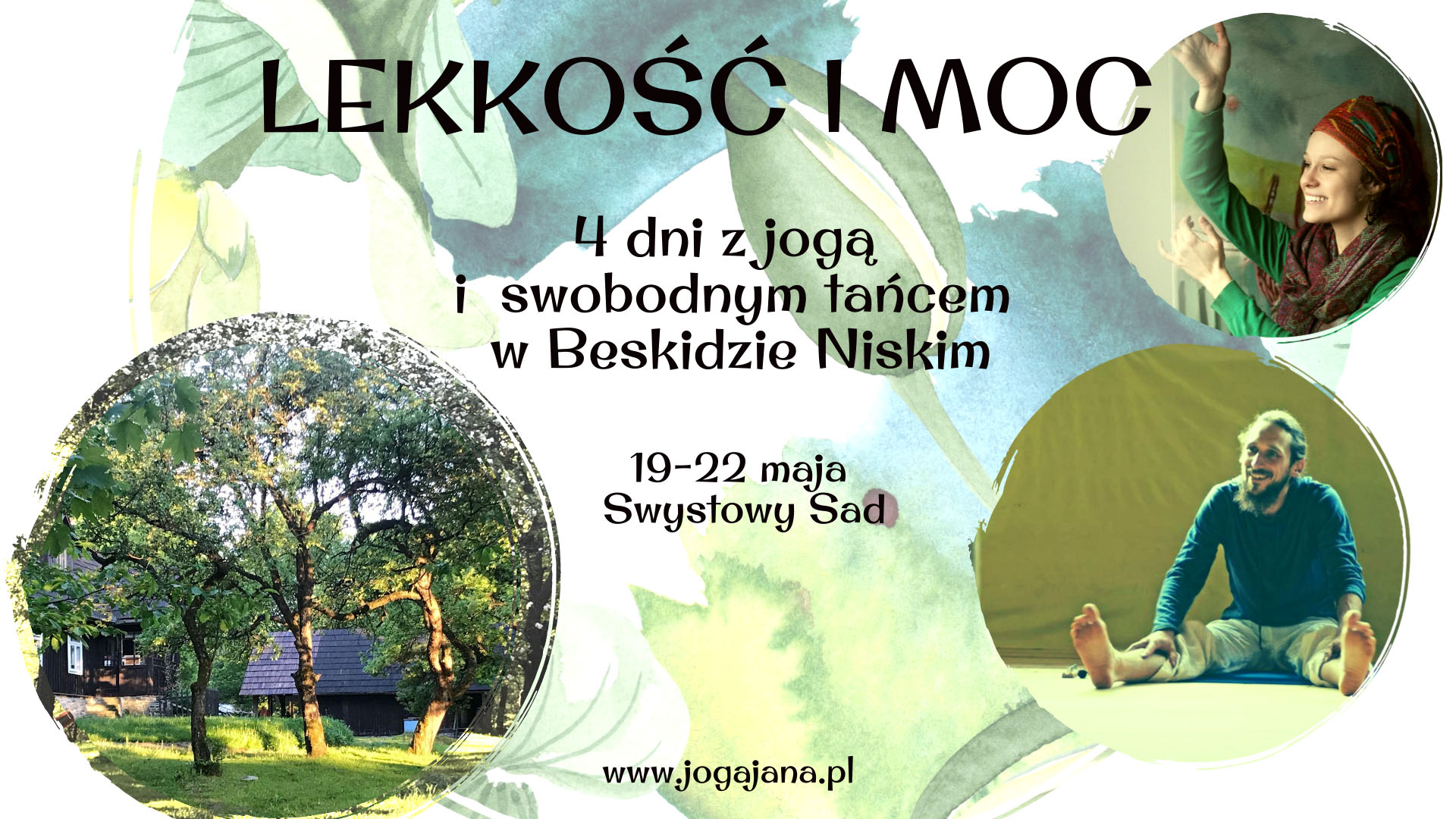 Lekkość i moc. Joga i swobodny taniec w Beskidzie Niskim
